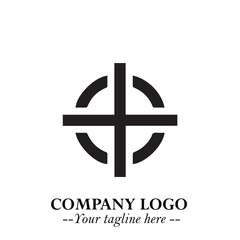 Sleek Electrical Logo Symbol on a Clean White Background for Modern Branding Design Elements Art