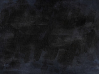 Dark abstract painted wall background with textured brush strokes, moody atmosphere, and subtle variations in black and gray tones, perfect for modern interior or creative design projects