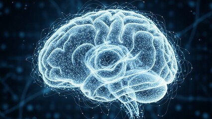 Artificial intelligence brain network visualization