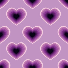 love heart valentine seamless pattern