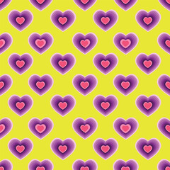 seamless pattern with hearts