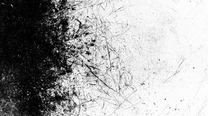 Black and white grunge texture background for digital design and photo overlays use