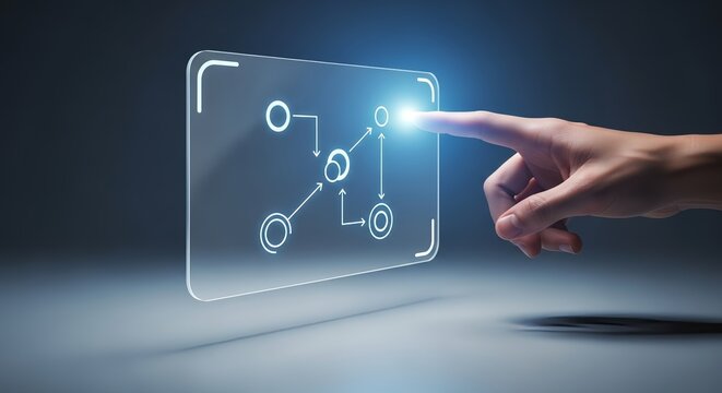 Interactive digital interface offers intuitive control for the modern business leader