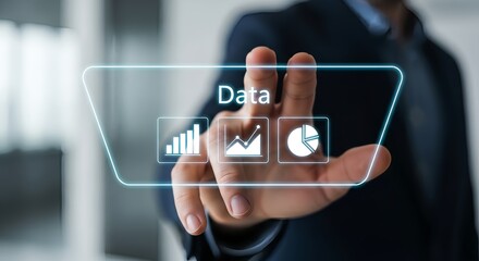 Analyzing data with bright interface for business insights and strategic planning now