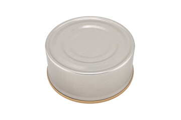 Aluminium can isolated on white background. Aluminium can background. Aluminium beverage cans. Drink or food can. Metal containers for packaging