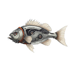 Cyborg Fish Future Design Very Cool