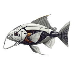 Cyborg Fish Future Design Very Cool