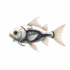 Cyborg Fish Future Design Very Cool