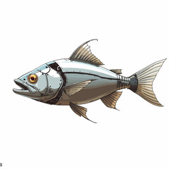 Cyborg Fish Future Design Very Cool