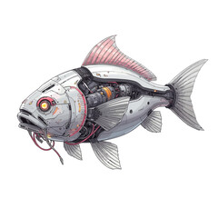 Cyborg Fish Future Design Very Cool