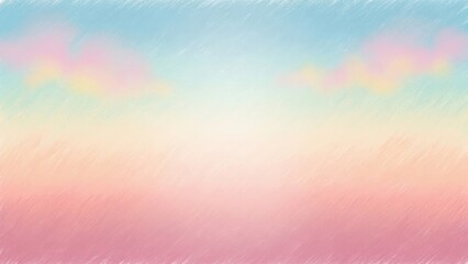 Dreamy pastel sky background with soft clouds for serene designs, calming visuals, and vibrant artistic projects, perfect for adding a touch of whimsy
