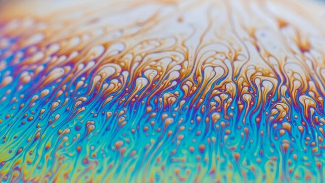 Vibrant iridescent colors flowing in a mesmerizing abstract pattern perfect for a modern background or eye-catching design element