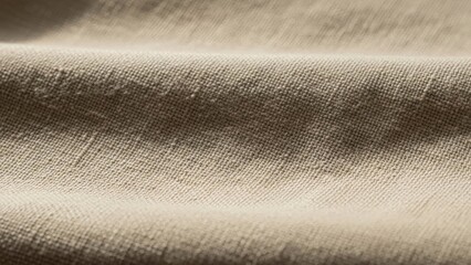 Elegant neutral fabric texture close-up for fashion design and interior decorating projects, perfect for backgrounds and textile mockups with a soft, calming feel