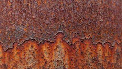 Dramatic close-up of intensely textured rust, evoking feelings of age and decay, perfect for grunge designs or industrial backdrops with visual interest