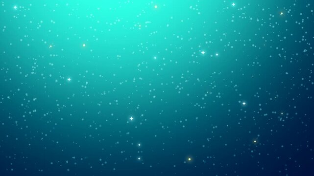 peaceful gradient backdrop showcasing drifting lights and tiny celestial objects