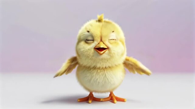 Cute 3D chicken wings material