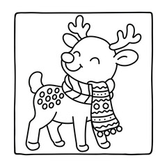 Kids-Bold & Easy Christmas Coloring Book, cute candle with holly bold & easy cute christmas coloring page, Christmas Coloring Pages, bold & easy cozy winter coloring book pages, victor art. line art 