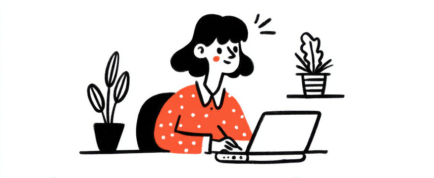 The focused student absorbed online learning using a sleek laptop in a cozy home.