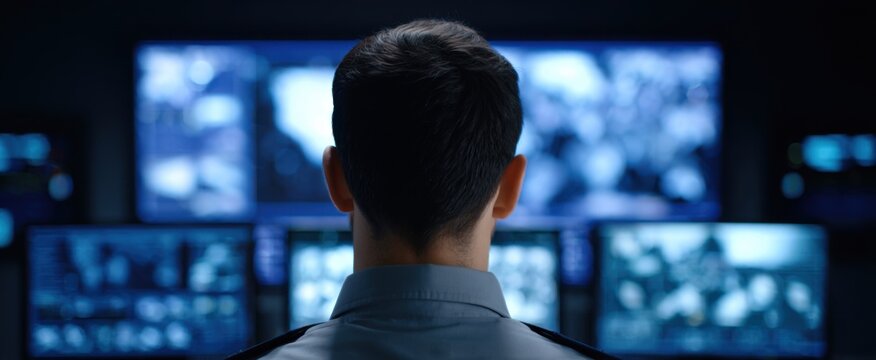 The modern control room feels intense focus guarding against digital security threats nonstop