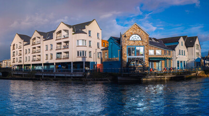 Sligo City Skyline With Landmark