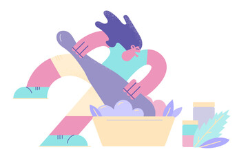 Natural ingredients, ayurvedic remedy concept