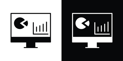 Dashboard icons symbol for web and mobile filled vector isolated