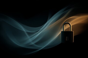 Data encryption concept art