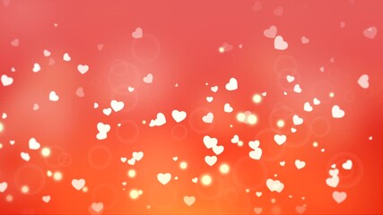 radiant orange arrangement with shimmering elements and floating decorations for events