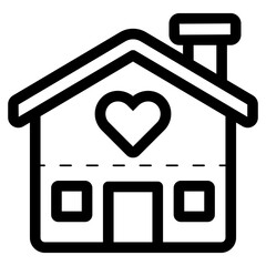 lovely house icon