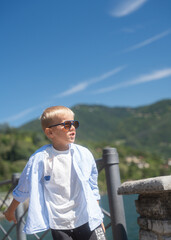 Stylish Boy Outdoors