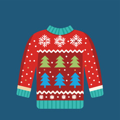 vector illustration of a sweater
