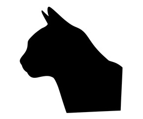 Silhouette Feline - Elegant Mysterious | Clean, isolated vector art for creative projects.
