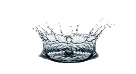 Breathtaking Water Splash Crown Crystal Reflections High Resolution Digital Photography