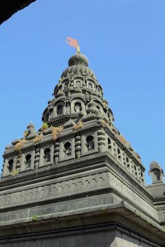 The Shri Ram and Samarth Ramdas Swami Historical Temple, a significant Hindu pilgrimage site located within Sajjangad Fort at Satara, the final resting place of the 17th-century saint Samarth Ramdas.
