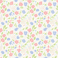 seamless pattern with flowers