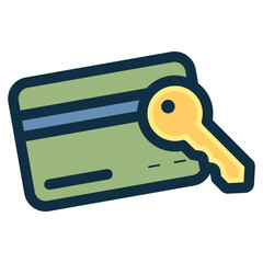 hotel card key icon