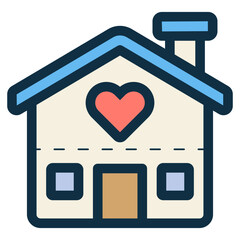 lovely house icon
