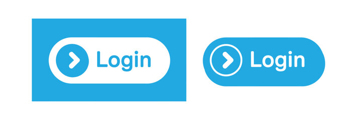 Login web button. Simple login button ready for your website or app design. vector design. Vector illustration.