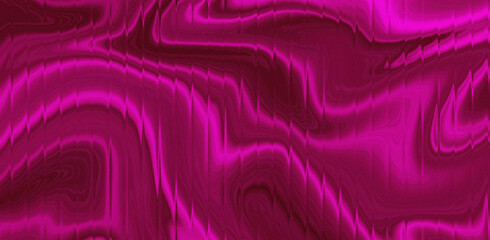 Vibrant magenta abstract design with flowing waves, perfect for bold backgrounds, striking...