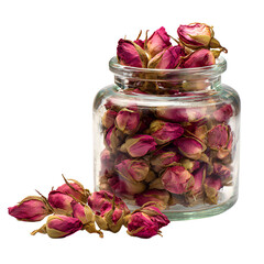 Exquisite Dried Rose Mawar Petals and Buds for Potpourri - High Quality Image
