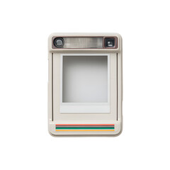 Professional Empty Polaroid Photo Frame Isolated on White Background
