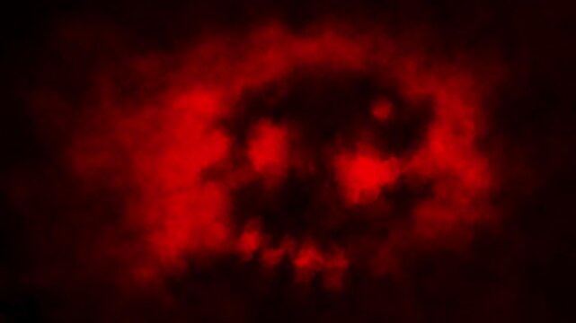 Dark horror 2D animation for Halloween. Scary night atmosphere. Vj loops. Black and red background.