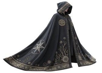 witch-s-cloak on a isolated transparent background	