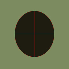 vector illustration of a tennis ball