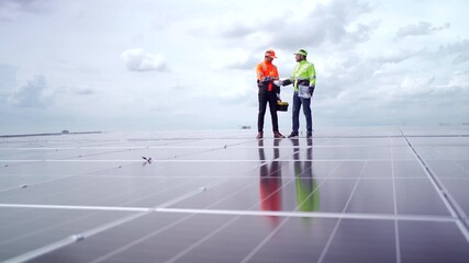 Engineer team making handshake together for successful works.