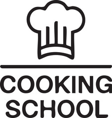 Mixing Bowl and Utensils Logo Vector – Food Preparation Emblem for Cooking Class