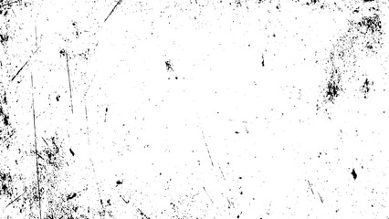 White background grunge texture with scratches, dust, and distressed overlay Vector, illustration