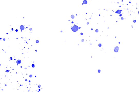 Blue dot pattern over transparent backdrop design element decoration bubbles style