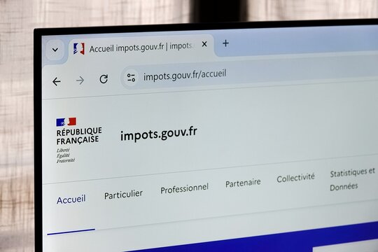 Page site web impots.gouv.fr	