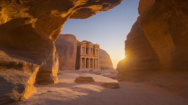 treasury in petra jordan